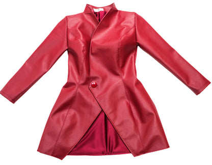 Wine vinyl jacket