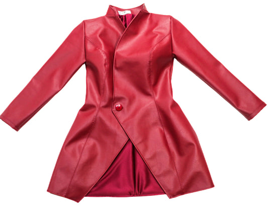 Wine vinyl jacket