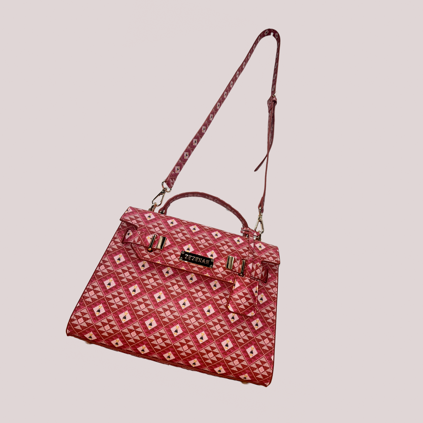 Zezenah leather handbag